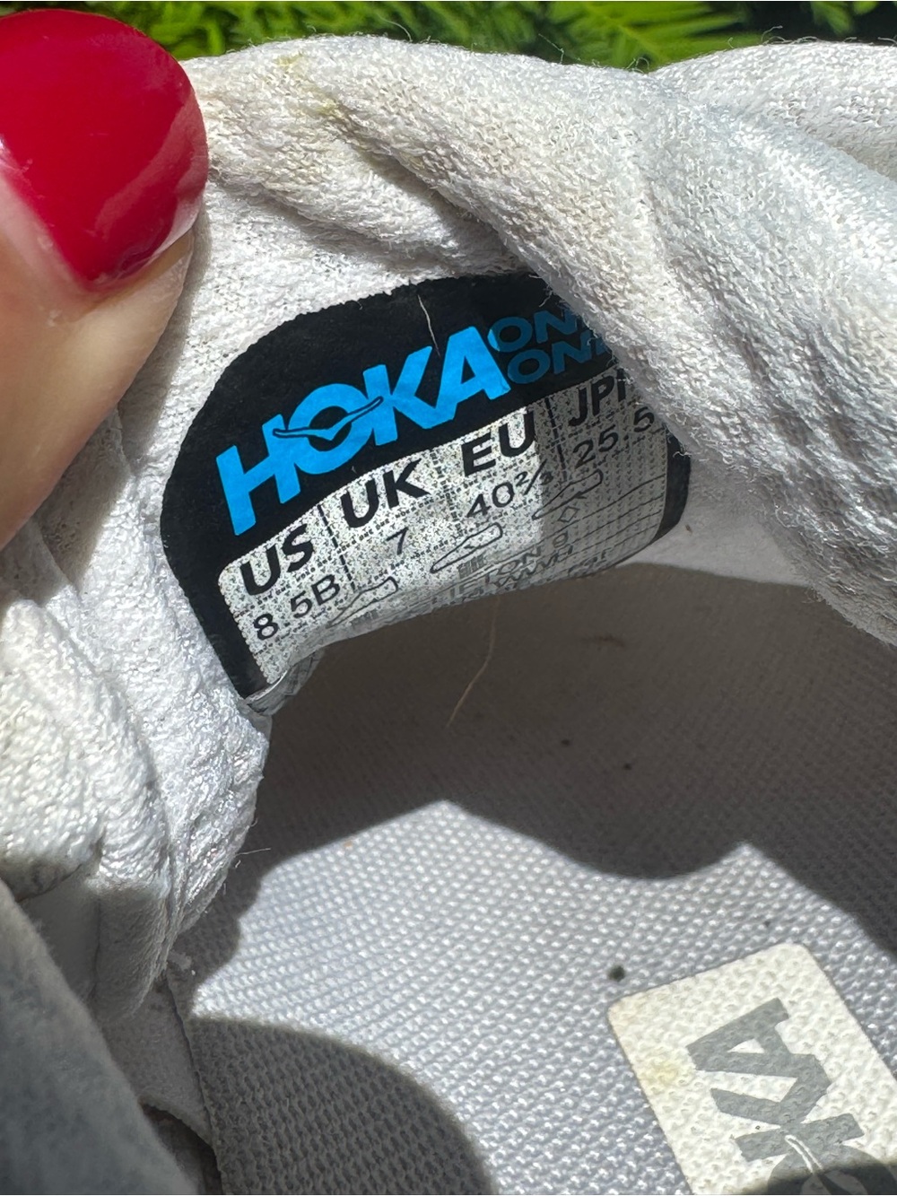 Hoka Women's All-White Road Running CLIFTON 9 Sneakers - Picture 9 of 13
